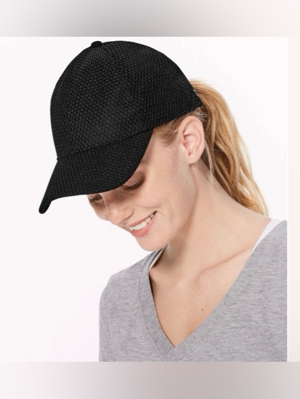 lululemon athletica Black Mesh Baseball Cap🖤